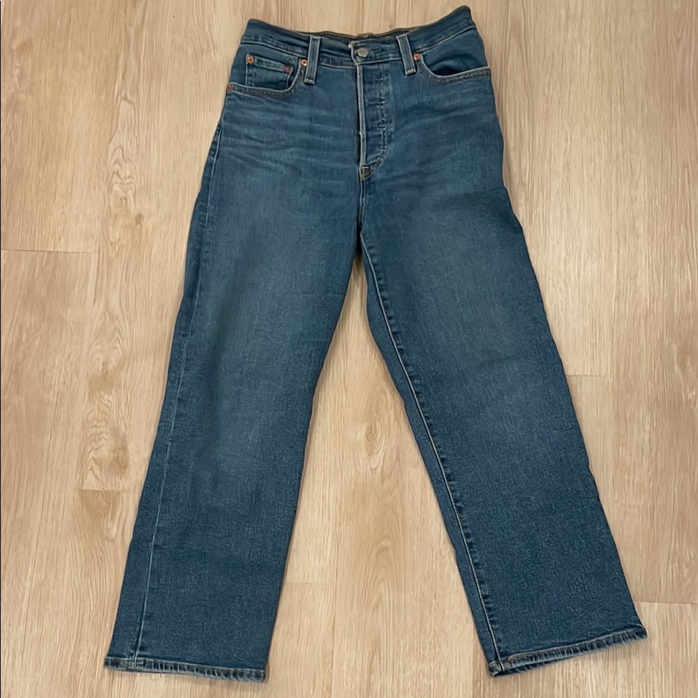 Levis rib cage straight ankle